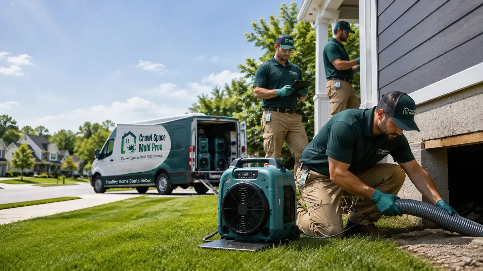 Crawl Space Mold Removal in Mohnton, PA